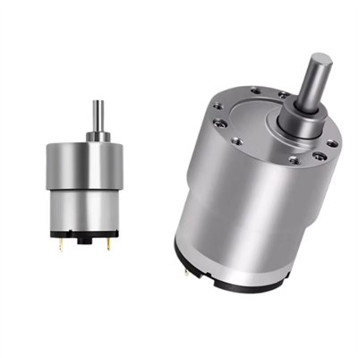 12V 35mm 59 Rpm JGB37-520 Düz Tip Redüktörlü DC Motor