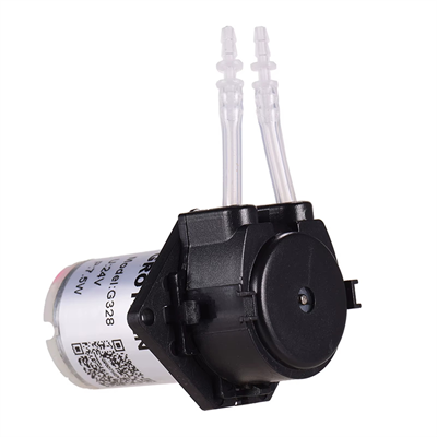 12V DC Peristaltik Dozaj Su Pompası-Siyah