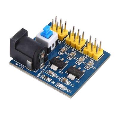12V Giriş 3.3V-5V Çoklu Çıkışlı DC-DC Voltaj Düşürücü Kartı