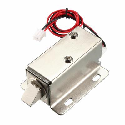 12V Solenoid Kapı Kilit Seti Xh-2,54 Soketli(54x38x28mm)