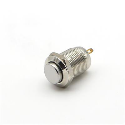 12mm Işıksız Metal Yaylı Buton 2P