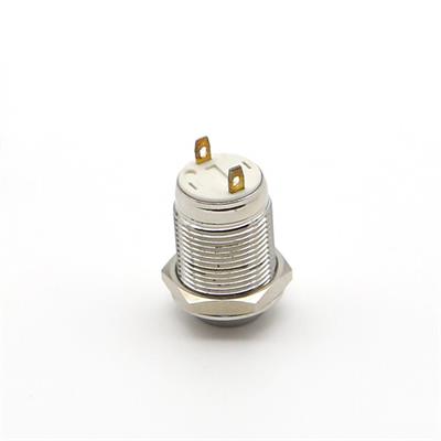 12mm Işıksız Metal Yaylı Buton 2P