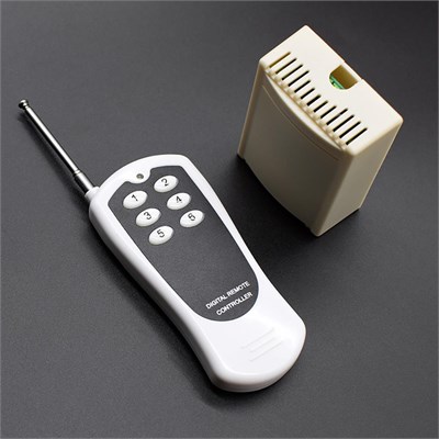 12V 433MHz 6 Kanallı Kablosuz Kumandalı RF Alıcılı Röle Modülü (Kutulu)