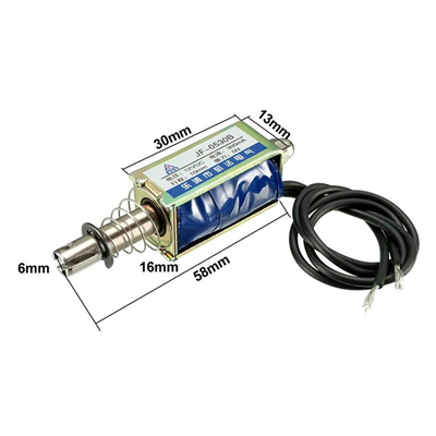12V DC İtme-Çekme Selenoidi-5 Newton-10mm Stroke