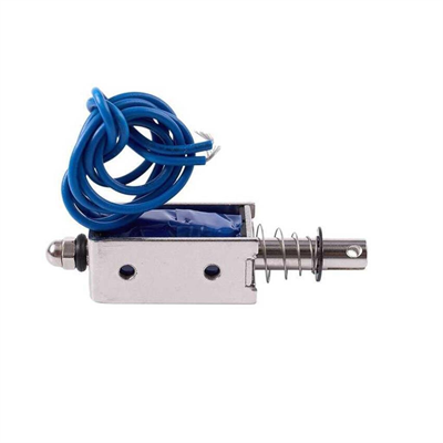 12V DC İtme-Çekme Selenoidi-5 Newton-10mm Stroke
