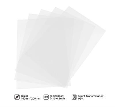 140x200mm Sla Fep Film(0,15mm)