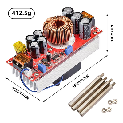 1500W 30A DC-DC Step Up Voltaj Yükseltici Boost Converter Regülatör(10-60V)