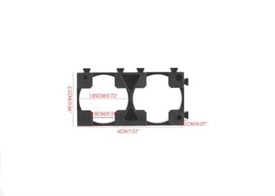 18650 Pil Tutucu Bracket İkili Geçmeli(ABS Plastik)