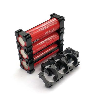 18650 Pil Tutucu Bracket Üçlü Geçmeli(ABS Plastik)