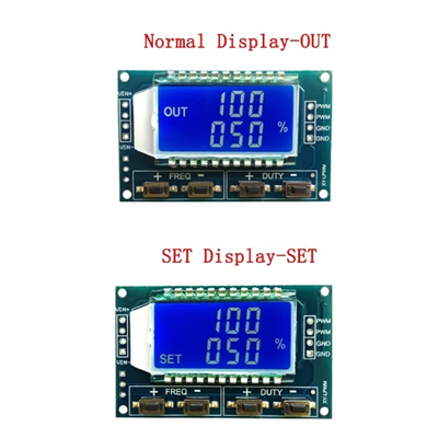 1Hz-150Khz Lcd Ekranlı PWM Sinyal Jeneratör Modülü