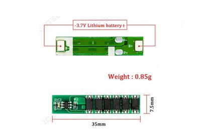 1S 15A BMS 3.7 V 18650 Lityum LiPo Pil Şarj Koruma Modülü