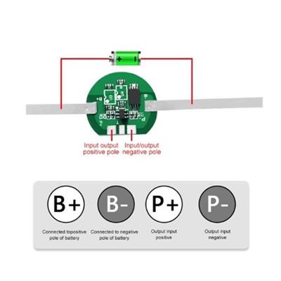 1S 2A BMS 3.2V 32700-32650 LiFePO4 Lityum Pil Şarj Koruma Devresi
