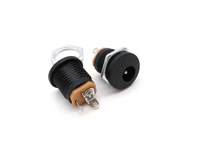 2.1mm Plastik DC Güç Soketi Panel Montajlı