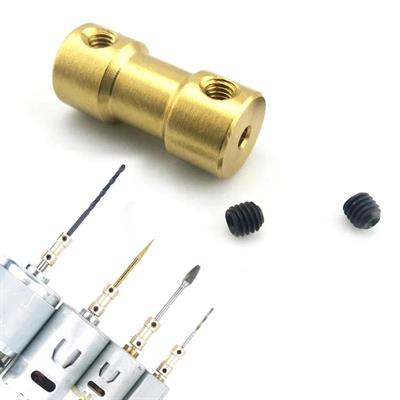 2.3x3mm Mini Dc Motor Sabit Pirinç Kaplin
