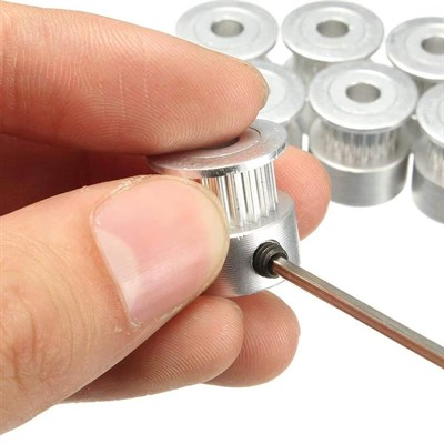 20 Diş Gt2 Kasnak 8mm Şaft Çapı(10mm Kayış İçin)