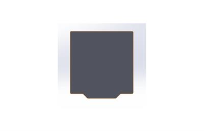 200x200 Yay Çeliği Tabla+Yapışkanlı Manyetik Levha(0.5mm)