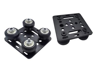 20x20 V Slot Sigma Profil Arabası Full Set(Siyah Renk)