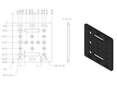 20x20 V Slot Sigma Profil Arabası(Alüminyum)