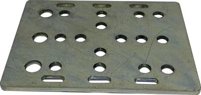 20x40 V Slot Sigma Profil Araba Plakası Gri