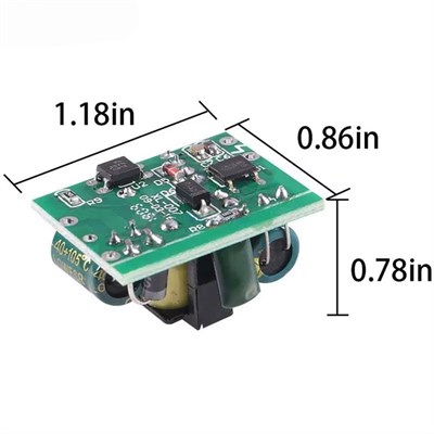 220VAC 5VDC 700mA Dönüştürücü Adaptör Devresi