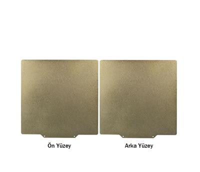 220x220mm Toz Kaplı Çift Taraflı PEI Manyetik Yay Çeliği(Pütürlü Yüzey)