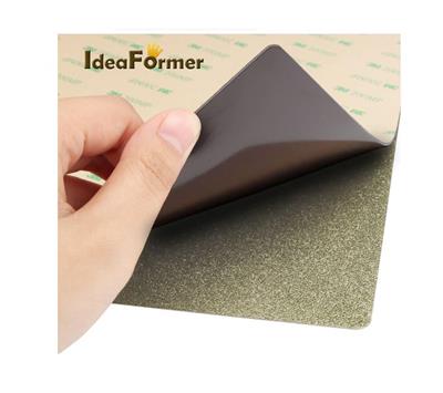 220x220mm Toz Kaplı Çift Taraflı PEI Manyetik Yay Çeliği(Pütürlü Yüzey)