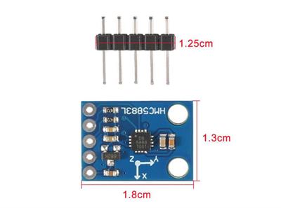 3 Eksen Pusula Sensörü HMC5883L GY-273