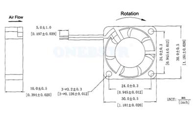 30x30 Kare Fan(5v)