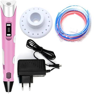 3D Kalem-Pen-Adaptörlü Model-Pembe