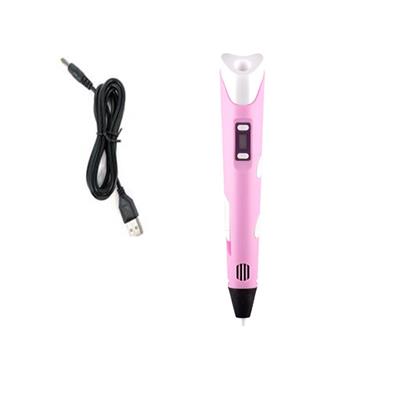 3D Pen-2 3D Kalem(Mor)