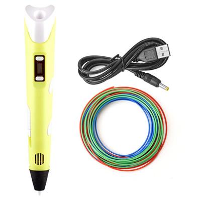 3D Pen-2 3D Kalem(Sarı)
