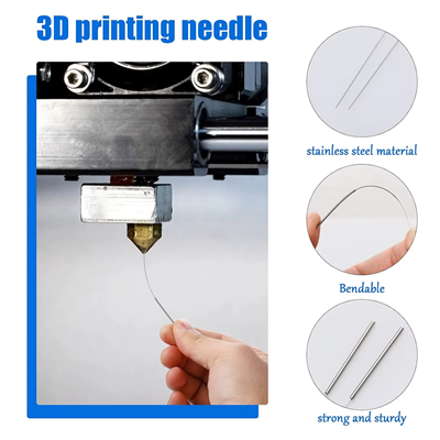 3D Yazıcı Nozzle Temizleme İğne Seti(0.2-0.25-0.3-0.35-0.4-0.5-0.6-0.8)