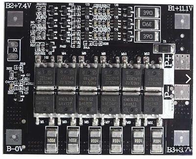 3S 50A BMS 12.6V 18650 Lityum LiPo Pil Şarj Koruma Modülü