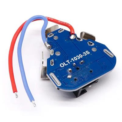 3S 6A BMS 12.6V 18650 Lityum LiPo Pil Sarj Koruma Modülü(Adaptör Girişli)