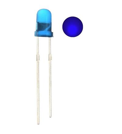 3mm Mavi Led Paketi - 50 Adet