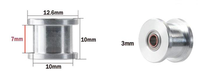 3mm Gt2 16 Diş 6mm Kayış Avare Kasnak(Dişli)