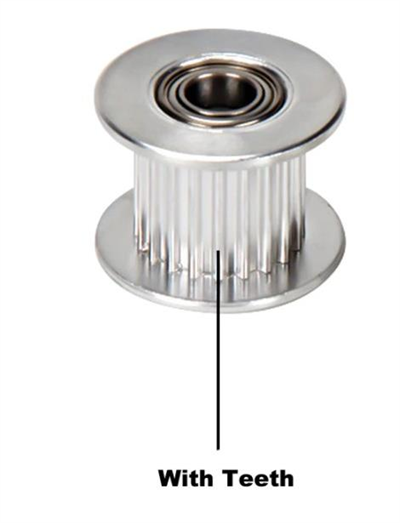 3mm Gt2 16 Diş 6mm Kayış Avare Kasnak(Dişli)