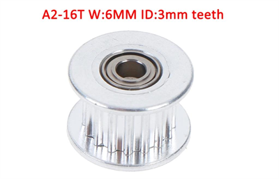 3mm Gt2 16 Diş 6mm Kayış Avare Kasnak(Dişli)