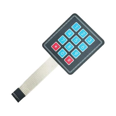 3x4 Membran Tuş Takımı Keypad(12 Buton)