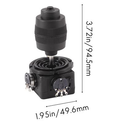 4 Eksen Joystick Üstten Butonlu 10K Pot. Ptz 4D Otomasyon Endüstriyel Vinç Kontrol(JH-D400X-R4)