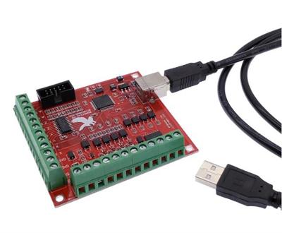 4 Eksen Usb Cnc Kontrol Kartı(Mach 3 Uyumlu)