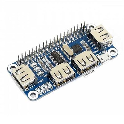 4 Portlu USB HUB HAT(Raspberry Pi için)