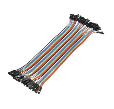 40 Adet Dişi-Dişi Jumper Kablo 20cm
