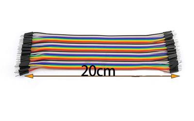 40 Adet Erkek-Erkek Jumper Kablo 20cm