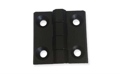 40x40 Yaprak Menteşe Siyah Plastik