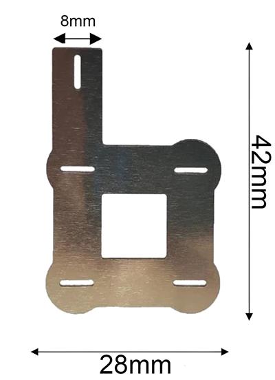 4P Şekilli Nikel Punta Teli Kare 0.10mm (HM02) - 10 Adet