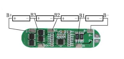 4S 12A BMS 14.8V-16.8V 18650 Lityum LiPo Pil Şarj Koruma Modülü