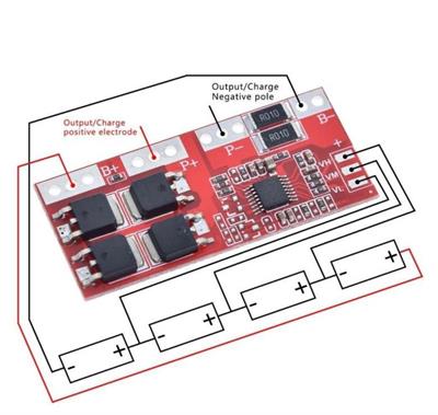 4S 30A BMS 14.8V 18650 Lityum LiPo Pil Şarj Koruma Modülü