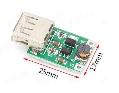 5 V 1200 mA USB Çıkışı Voltaj Yükseltici Regülatör Kartı - Step Up