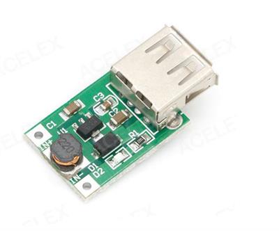 5 V 1200 mA USB Çıkışı Voltaj Yükseltici Regülatör Kartı - Step Up